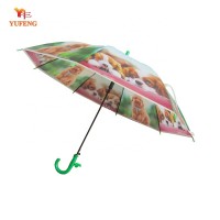 19" children umbrella printed with dog animal