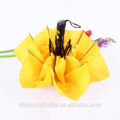 21*8K automatic open umbrella semi automatic umbrella plain color with logo