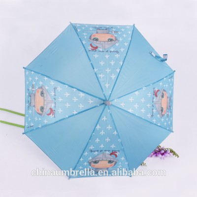 heat transfer sublimation photo print umbrella with safty manual open frame