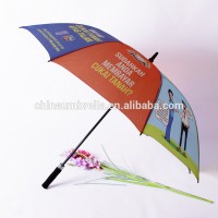 full printing advertising Windproof fiberglass golf umbrella XB-024