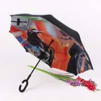 Profession Manufacturer Various Color Reverse Inverted Umbrella