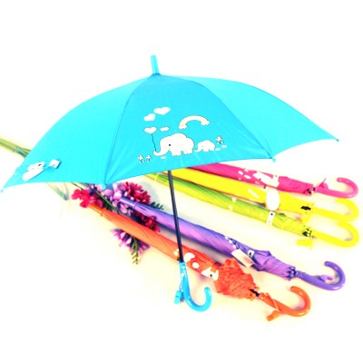 fashion high quality water change child umbrella  Gift Cute Windproof Kids Umbrella lace edge